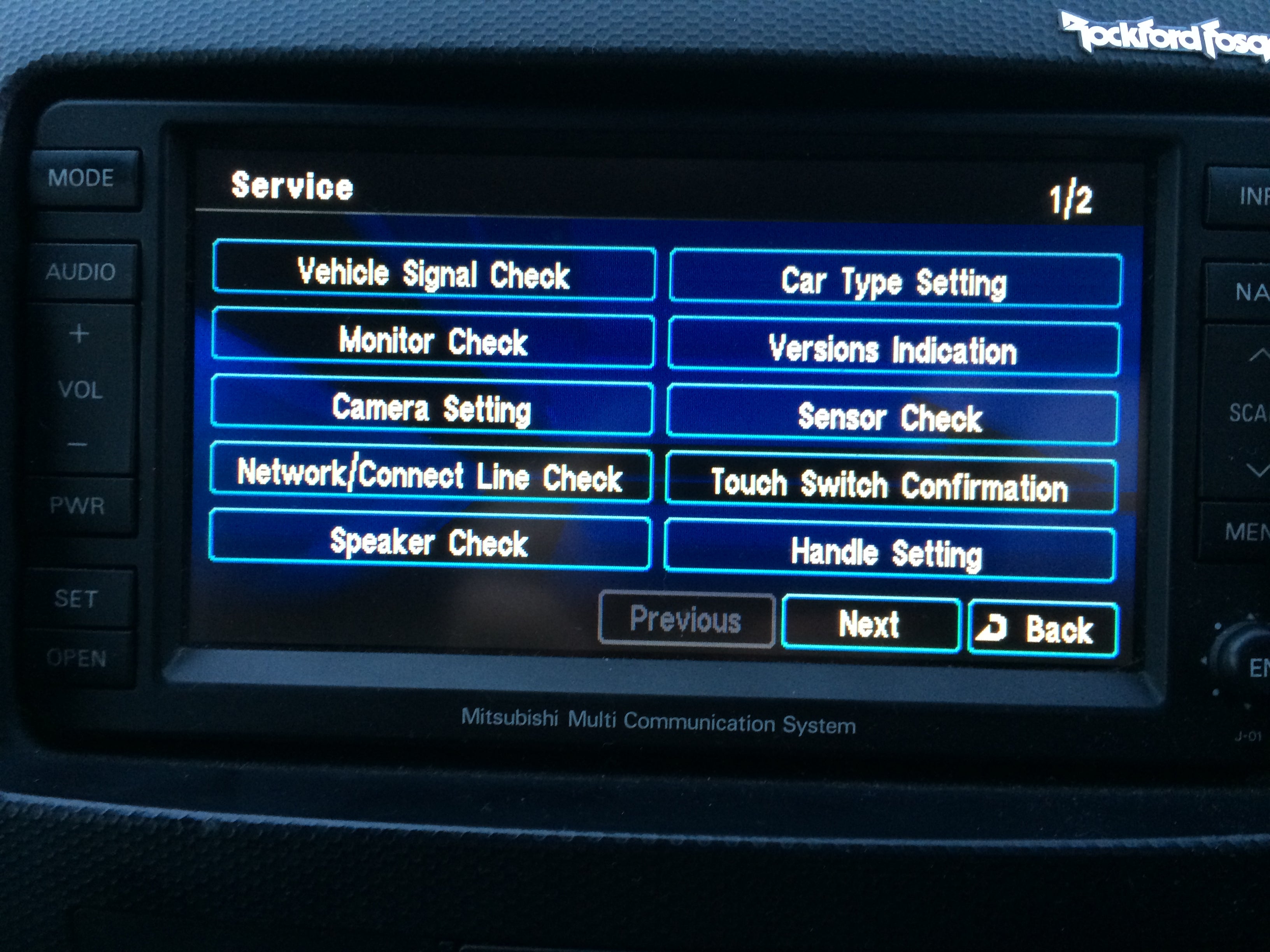 Mitsubishi MMCS J-01–J-06 (2005–2012) Japanese to English CD